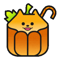 ValledeiPomerania logo halloween pumpkin leaf Sticker