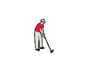 Landhausamstein golf putting tegernsee putten Sticker