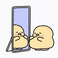 Awkward Character GIF