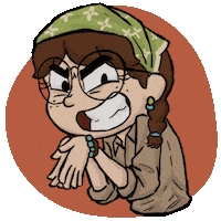 Evil Sticker by Pepper Steps