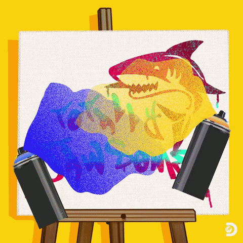 Tag Paint GIF by Shark Week