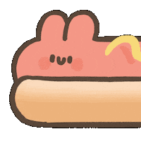 Hotdog Sticker by ChuChu X BoBo