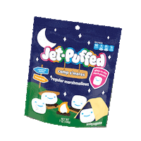 jetpuffed summer space stars camping Sticker