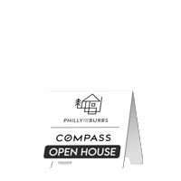 Philly Compass Sticker by Philly and the Burbs