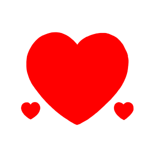 I Love You Hearts Sticker by Originals
