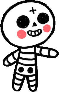 Happy Day Of The Dead Sticker by Little, Brown Young Readers