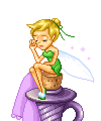 cinderella curtsy STICKER