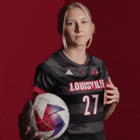 Womens Soccer Go Cards GIF by Louisville Cardinals