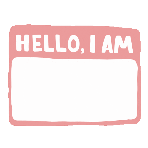 Sticker Hello Sticker by Tilly & Type