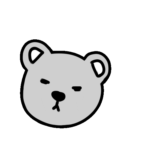 coffeebooy sleep bear sleepy zzz Sticker
