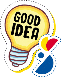 Parrolabs good idea good idea buena Sticker