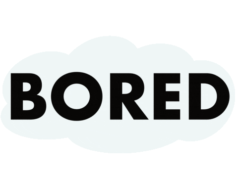 Bored Work From Home Sticker