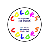 ColorsCingoli shopping shop colors happiness Sticker