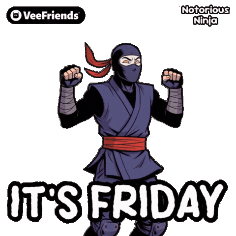 Happy Friday Sticker by VeeFriends