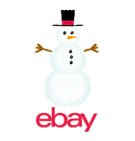 White Christmas Sticker by eBay
