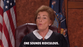 One Sounds Ridiculous