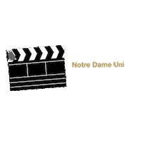 Notre Dame Movie Sticker by The University of Notre Dame Australia
