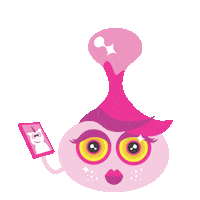 I Love You Kiss Sticker by Sloomoo Institute