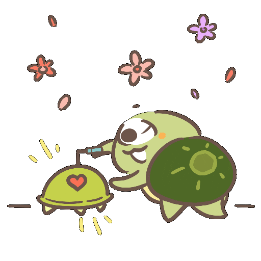 Turtle Lantern Sticker