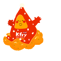 Christmas Cloud Sticker by K Fry My