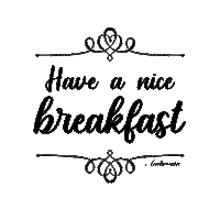 ambrosiacb bar breakfast have a nice day colazione Sticker