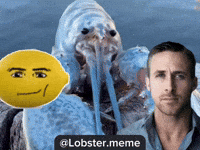 Ryan Gosling Lobster GIF