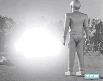 the day the earth stood still fire GIF by Turner Classic Movies