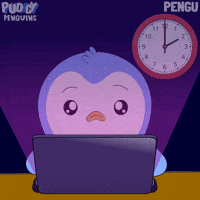 Tired Locked In GIF by Pudgy Penguins