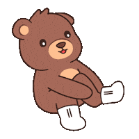 White Socks Feet Sticker by BEARISH