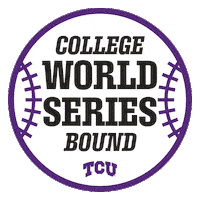 College World Series Go Frogs Sticker by TCU Alumni