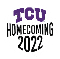 Texas Christian University Homecoming Sticker by TCU Alumni
