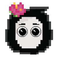 Sad Pixel Sticker by BigBrains