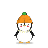 Excited Lets Go Sticker by Pudgy Penguins