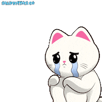 Sad Cats Sticker by Silly Kitties