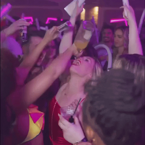 White Girl Wasted Wild Night GIF