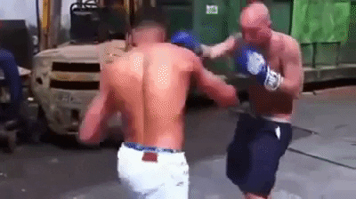 BoxingShoes giphygifmaker boxing fighting street fight GIF
