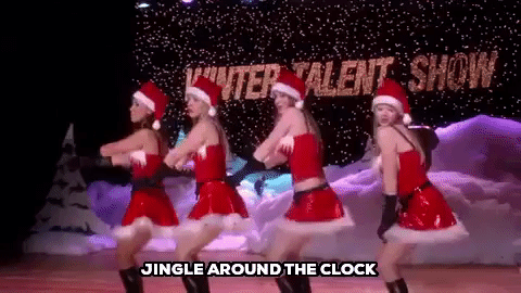 mean girls jingle around the clock GIF
