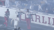 denny hamlin hug GIF by NASCAR