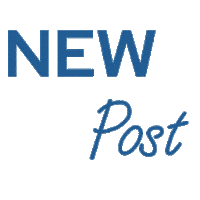 wwweDE new sticker blue post Sticker