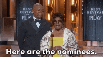Samuel L Jackson Nominees GIF by Tony Awards