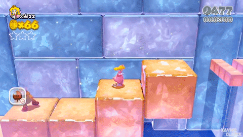 Squareblind giphygifmaker hero princess peach GIF