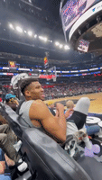Giannis Antetokounmpo Court-Side vs Clippers