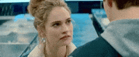 babydrivermovie disappointed smh lily james baby driver GIF