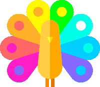 Happy Rainbow Sticker by Matt Crump