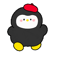 pongpong_world new beer penguin 하트 Sticker