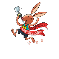 Carrera Sansilvestre Sticker by Ayuntamiento de Pamplona / Iruñeko Udala