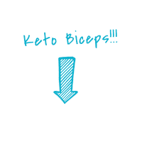 Arrow Body Sticker by Keto-Mojo