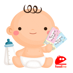 Baby Sticker by foodline