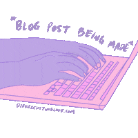 Blog Writing Sticker