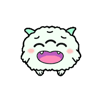 AhaWorld cute milo laugh cry aha world Sticker